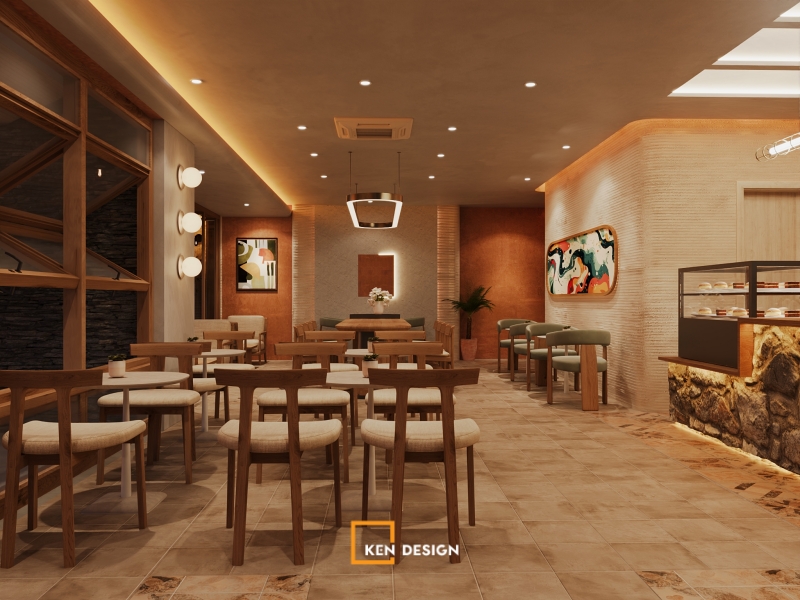 Thiết kế quán VCV Coffee tại Thái Nguyên